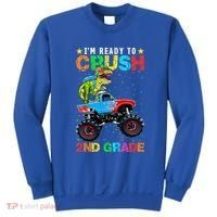 Im Ready To Crush 2nd Grade Monster Truck Dinosaur Sweatshirt thumb 0