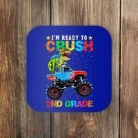 Im Ready To Crush 2nd Grade Monster Truck Dinosaur Coaster thumb 0