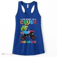 Im Ready To Crush 2nd Grade Monster Truck Dinosaur Women's Tank Top thumb 0