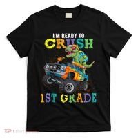 Im Ready To Crush 1st Grade Dinosaur T Rex Back To School T-Shirt thumb 0