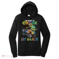 Im Ready To Crush 1st Grade Dinosaur T Rex Back To School Women's Hoodie thumb 0