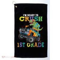Im Ready To Crush 1st Grade Dinosaur T Rex Back To School Golf Towel thumb 0