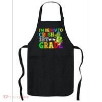 I'm Ready To Crush 1st Grade Truck Dinosaur Back To School Apron thumb 0