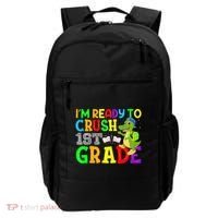 I'm Ready To Crush 1st Grade Truck Dinosaur Back To School Backpack thumb 0