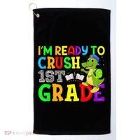 I'm Ready To Crush 1st Grade Truck Dinosaur Back To School Golf Towel thumb 0