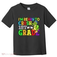 I'm Ready To Crush 1st Grade Truck Dinosaur Back To School Toddler T-Shirt thumb 0
