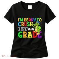 I'm Ready To Crush 1st Grade Truck Dinosaur Back To School Women's T-Shirt thumb 0