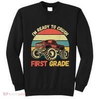 I`m Ready To Crush First Grade First Day Of First Grade Kids Sweatshirt thumb 0