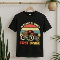I`m Ready To Crush First Grade First Day Of First Grade Kids T-Shirt thumb 2