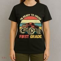 I`m Ready To Crush First Grade First Day Of First Grade Kids T-Shirt thumb 4