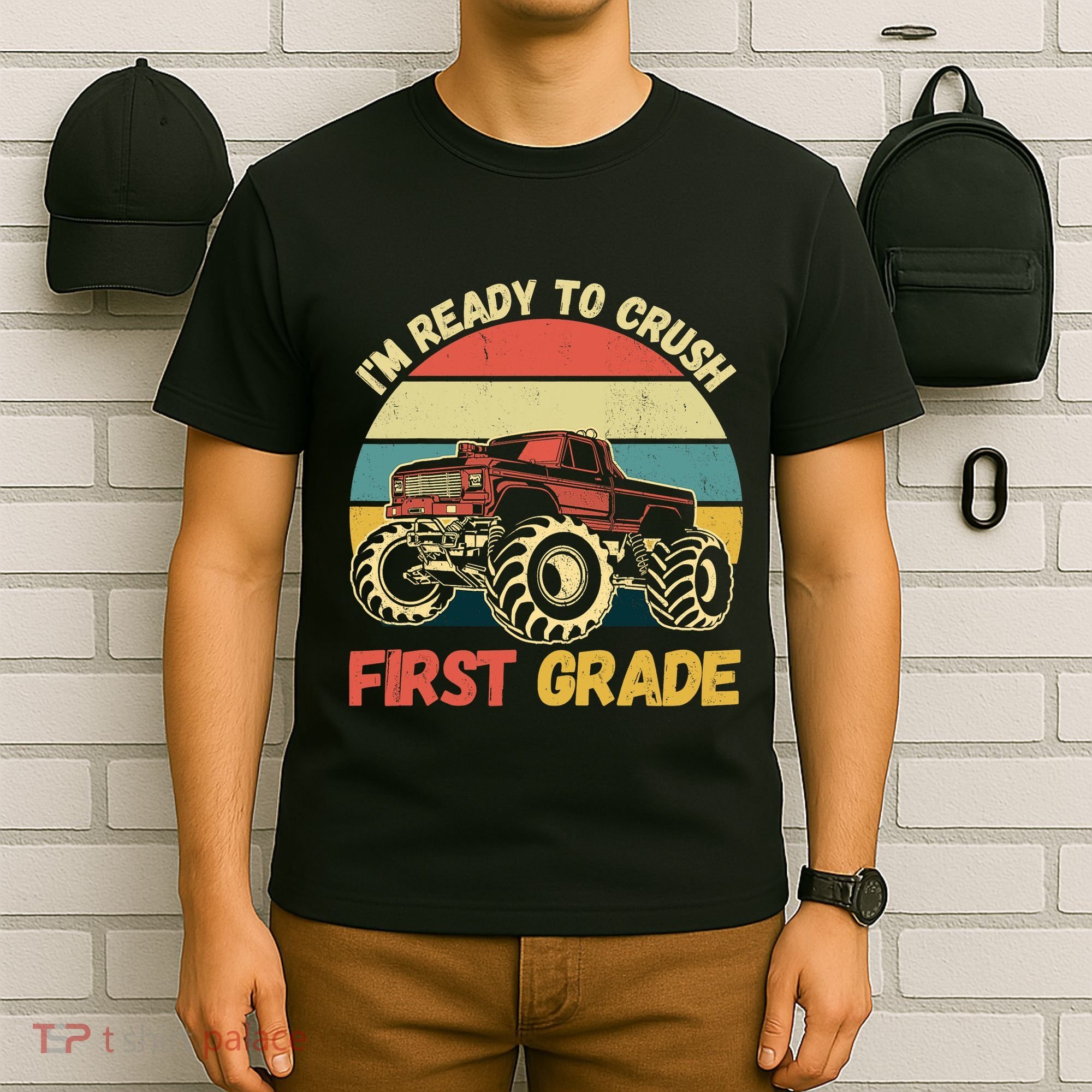 I`m Ready To Crush First Grade First Day Of First Grade Kids T-Shirt