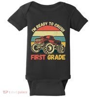 I`m Ready To Crush First Grade First Day Of First Grade Kids Baby Bodysuit thumb 0