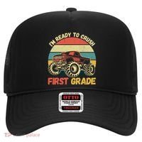 I`m Ready To Crush First Grade First Day Of First Grade Kids Hat thumb 0