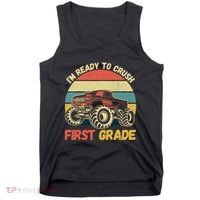I`m Ready To Crush First Grade First Day Of First Grade Kids Tank Top thumb 0
