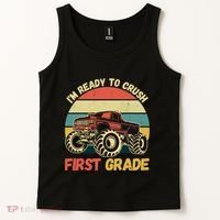I`m Ready To Crush First Grade First Day Of First Grade Kids Tank Top thumb 2