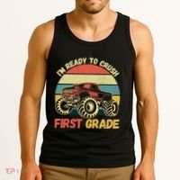 I`m Ready To Crush First Grade First Day Of First Grade Kids Tank Top thumb 3