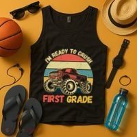 I`m Ready To Crush First Grade First Day Of First Grade Kids Tank Top thumb 4