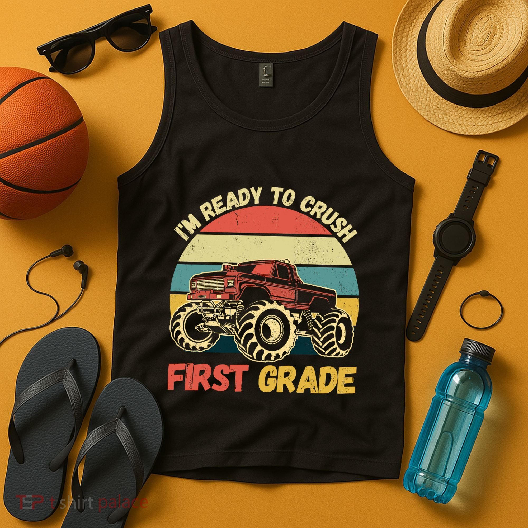 I`m Ready To Crush First Grade First Day Of First Grade Kids Tank Top