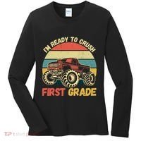 I`m Ready To Crush First Grade First Day Of First Grade Kids Women's Long Sleeve Shirt thumb 0