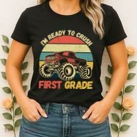 I`m Ready To Crush First Grade First Day Of First Grade Kids Women's T-Shirt thumb 2