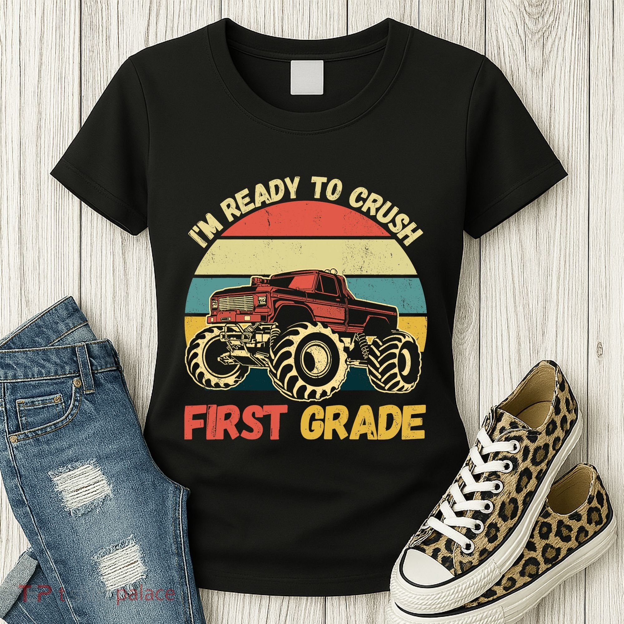 I`m Ready To Crush First Grade First Day Of First Grade Kids Women's T-Shirt