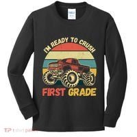 I`m Ready To Crush First Grade First Day Of First Grade Kids Kids Long Sleeve Shirt thumb 0