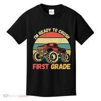 I`m Ready To Crush First Grade First Day Of First Grade Kids Kids T-Shirt thumb 0
