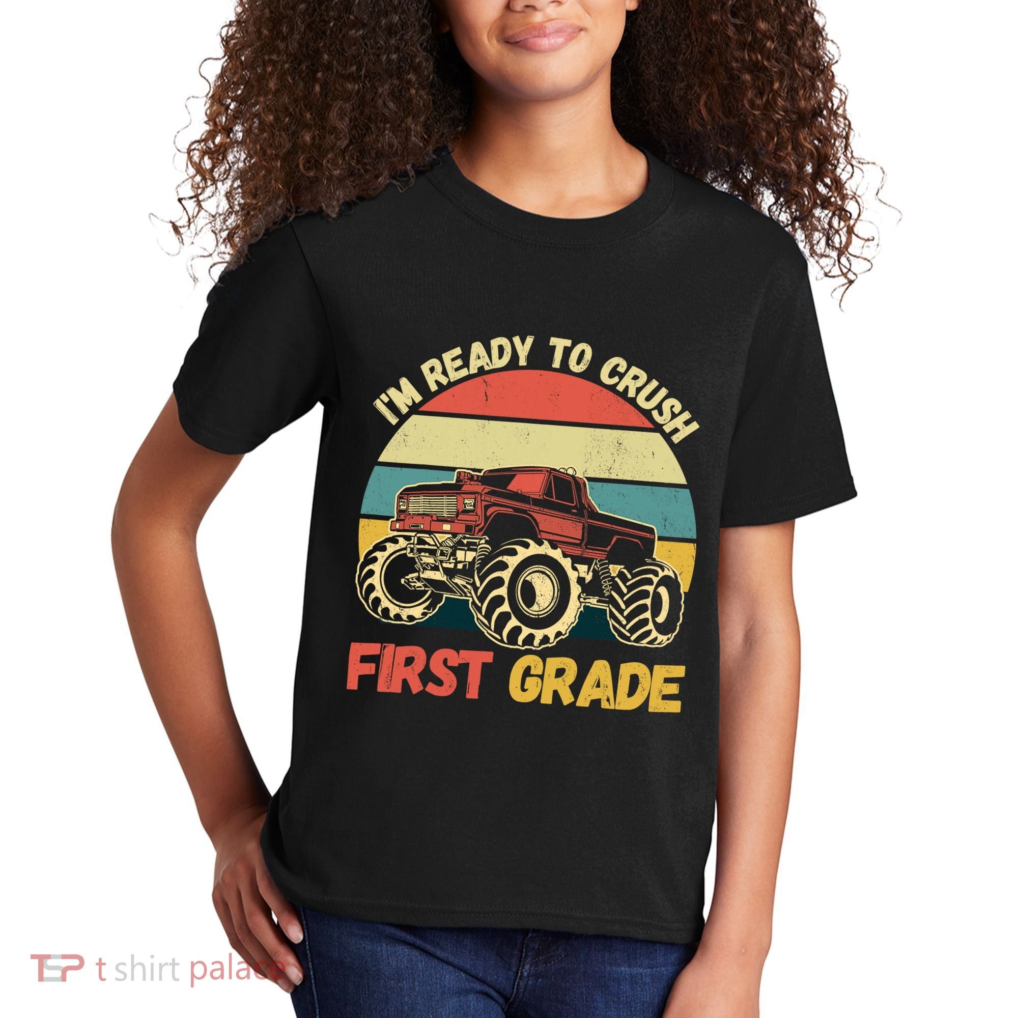 I`m Ready To Crush First Grade First Day Of First Grade Kids Kids T-Shirt