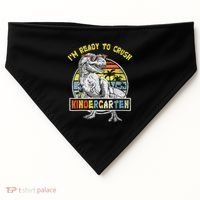 I'm Ready To Crush Kindergarten Dinosaur Back To School USA-Made Doggie Bandana thumb 0