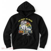 I'm Ready To Crush Kindergarten Dinosaur Back To School Hoodie thumb 0