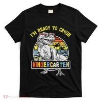 I'm Ready To Crush Kindergarten Dinosaur Back To School T-Shirt thumb 0