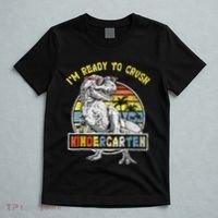 I'm Ready To Crush Kindergarten Dinosaur Back To School T-Shirt thumb 5