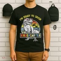 I'm Ready To Crush Kindergarten Dinosaur Back To School T-Shirt thumb 6