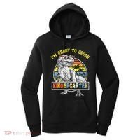 I'm Ready To Crush Kindergarten Dinosaur Back To School Women's Hoodie thumb 0