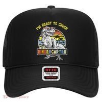 I'm Ready To Crush Kindergarten Dinosaur Back To School Hat thumb 0