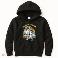I'm Ready To Crush Kindergarten Dinosaur Back To School Kids Hoodie thumb 0