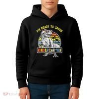 I'm Ready To Crush Kindergarten Dinosaur Back To School Kids Hoodie thumb 4