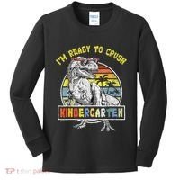I'm Ready To Crush Kindergarten Dinosaur Back To School Kids Long Sleeve Shirt thumb 0