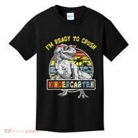 I'm Ready To Crush Kindergarten Dinosaur Back To School Kids T-Shirt thumb 0