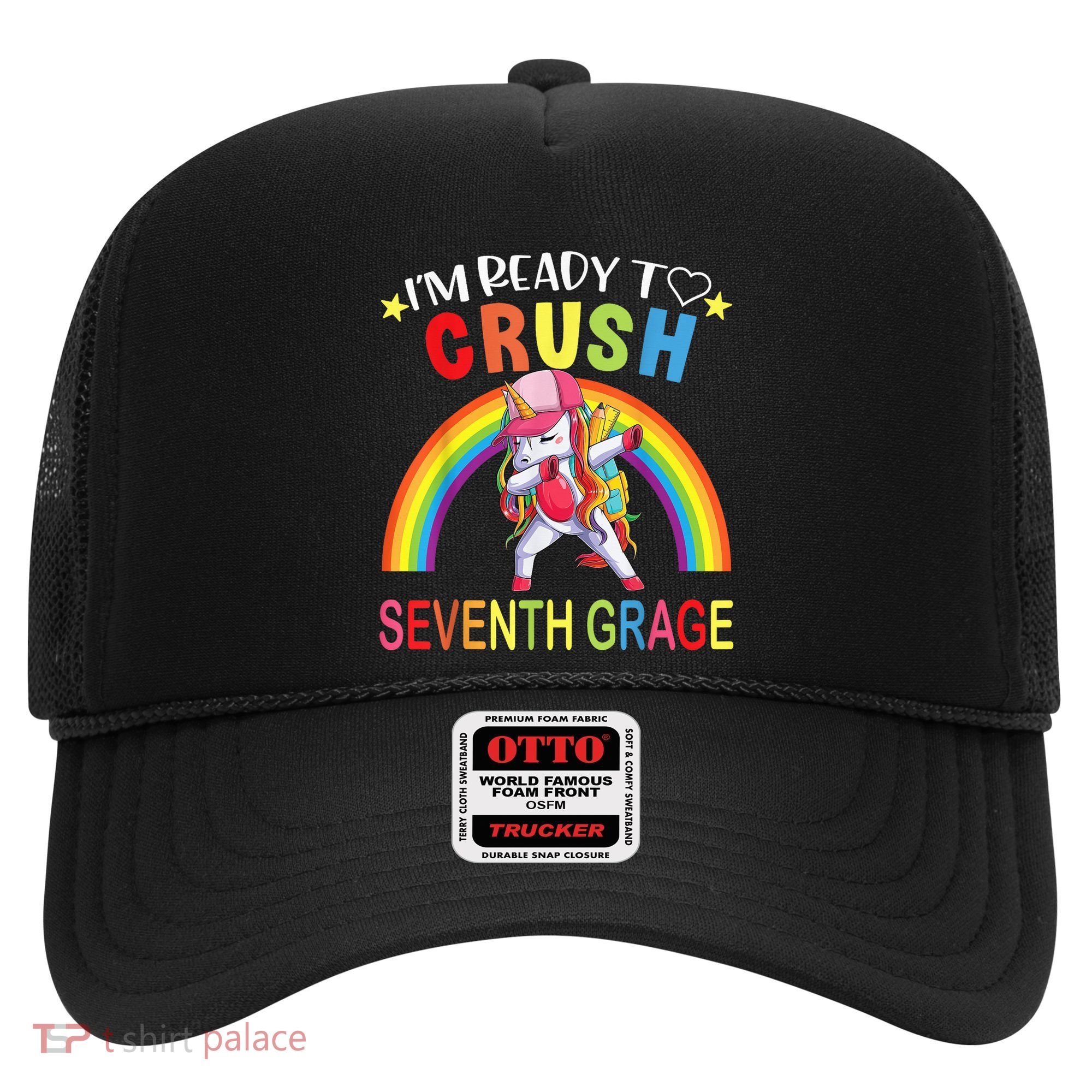 I'm Ready To Crush 7th Grade Dabbing Unicorn Back To School Hat