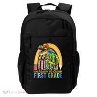 I'm Ready To Crush 1st Grade Dinosaur Back To School Backpack thumb 0