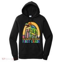I'm Ready To Crush 1st Grade Dinosaur Back To School Women's Hoodie thumb 0