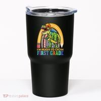 I'm Ready To Crush 1st Grade Dinosaur Back To School Tumbler thumb 0