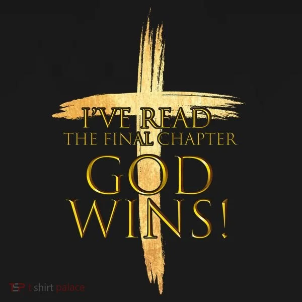 I've Read The Final Chapter God Wins Doggie Tank