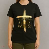 I've Read The Final Chapter God Wins T-Shirt thumb 4