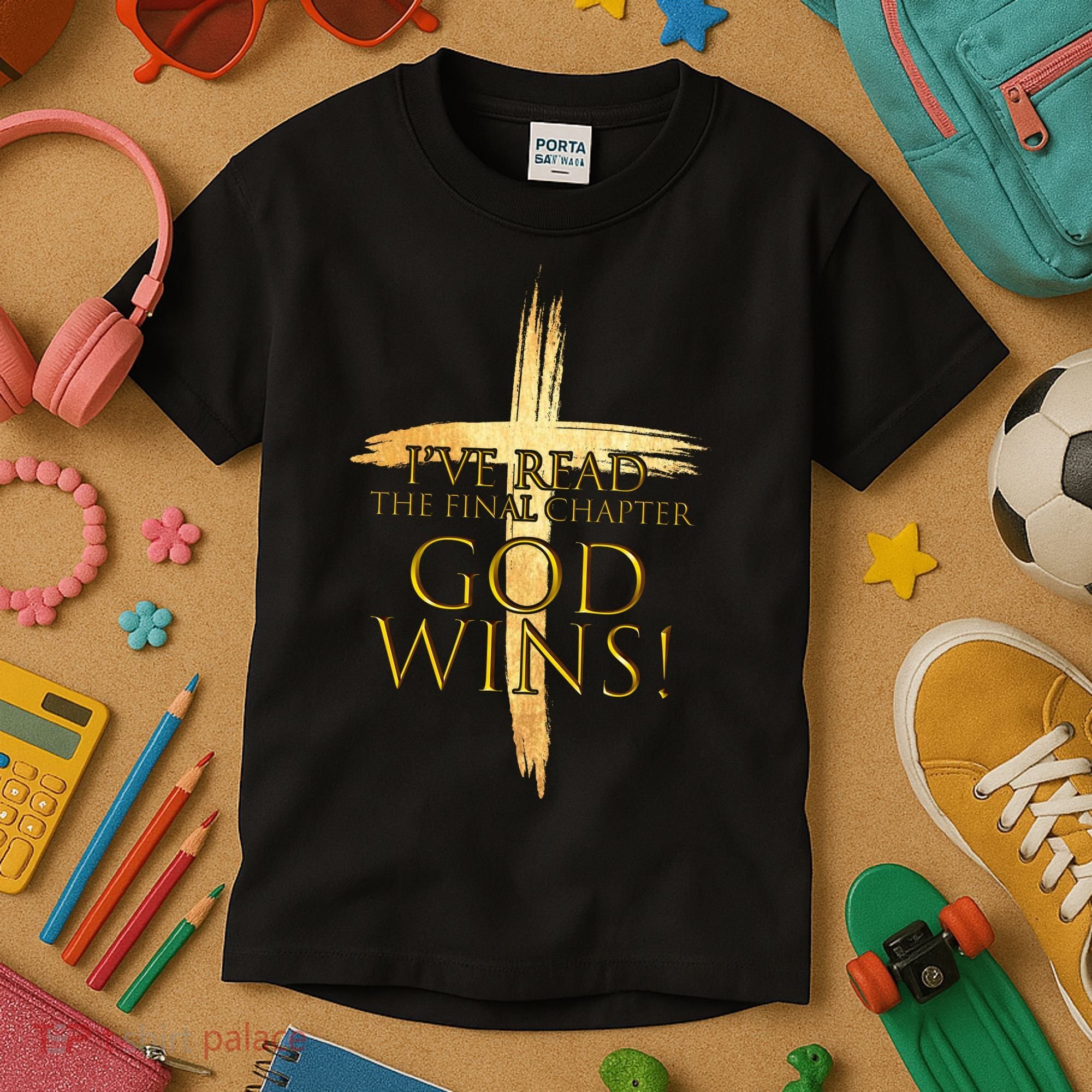 I've Read The Final Chapter God Wins Kids T-Shirt