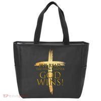 I've Read The Final Chapter God Wins Tote Bag thumb 0