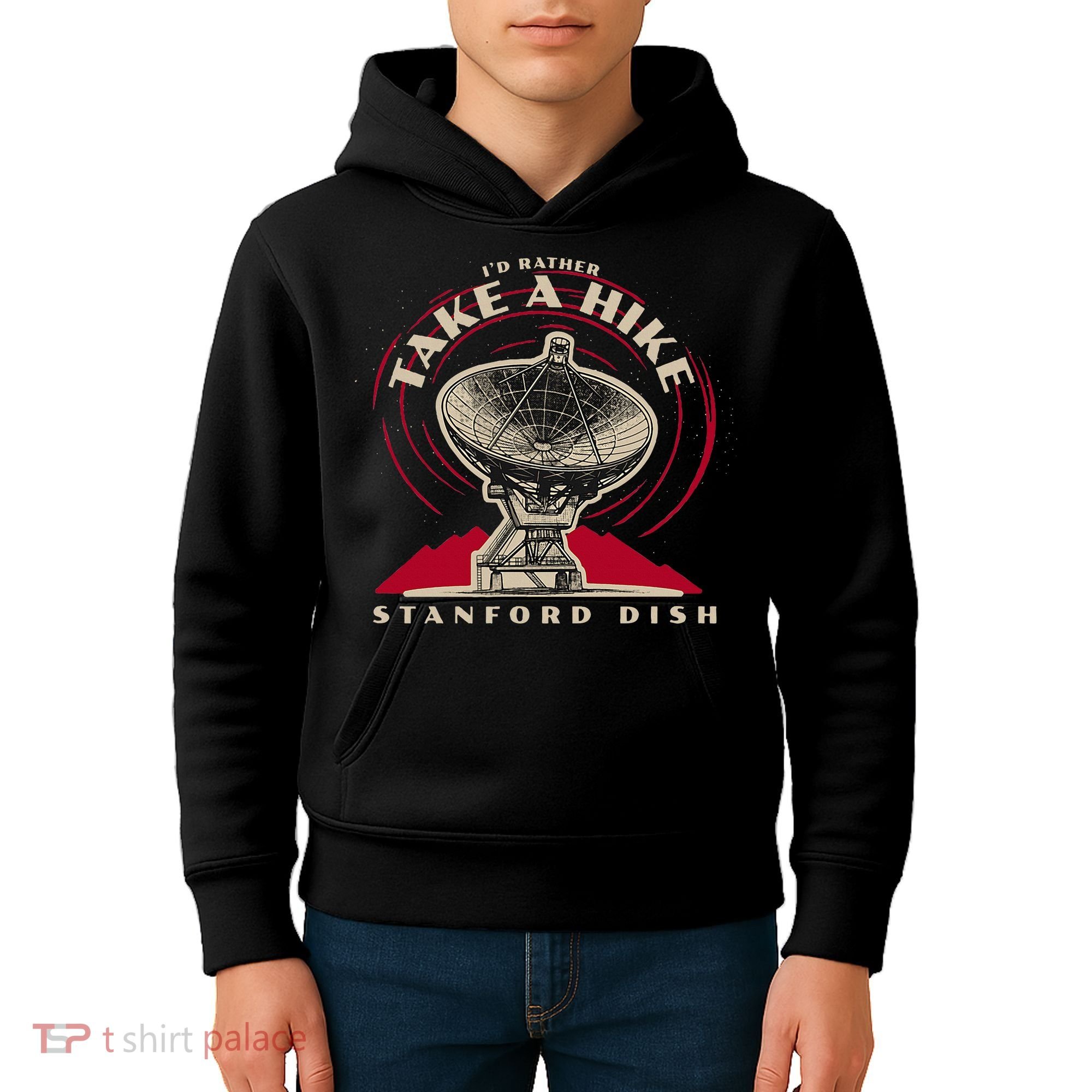 Id Rather Take A Hike S.T.A.N.F.O.R.D Dish Trail Kids Hoodie