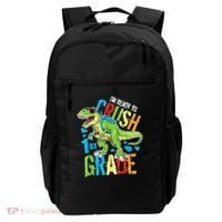 Im Ready To Crush 1st Grade Dinosaur T Rex Back To School Backpack thumb 0