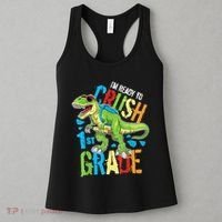 Im Ready To Crush 1st Grade Dinosaur T Rex Back To School Women's Tank Top thumb 3